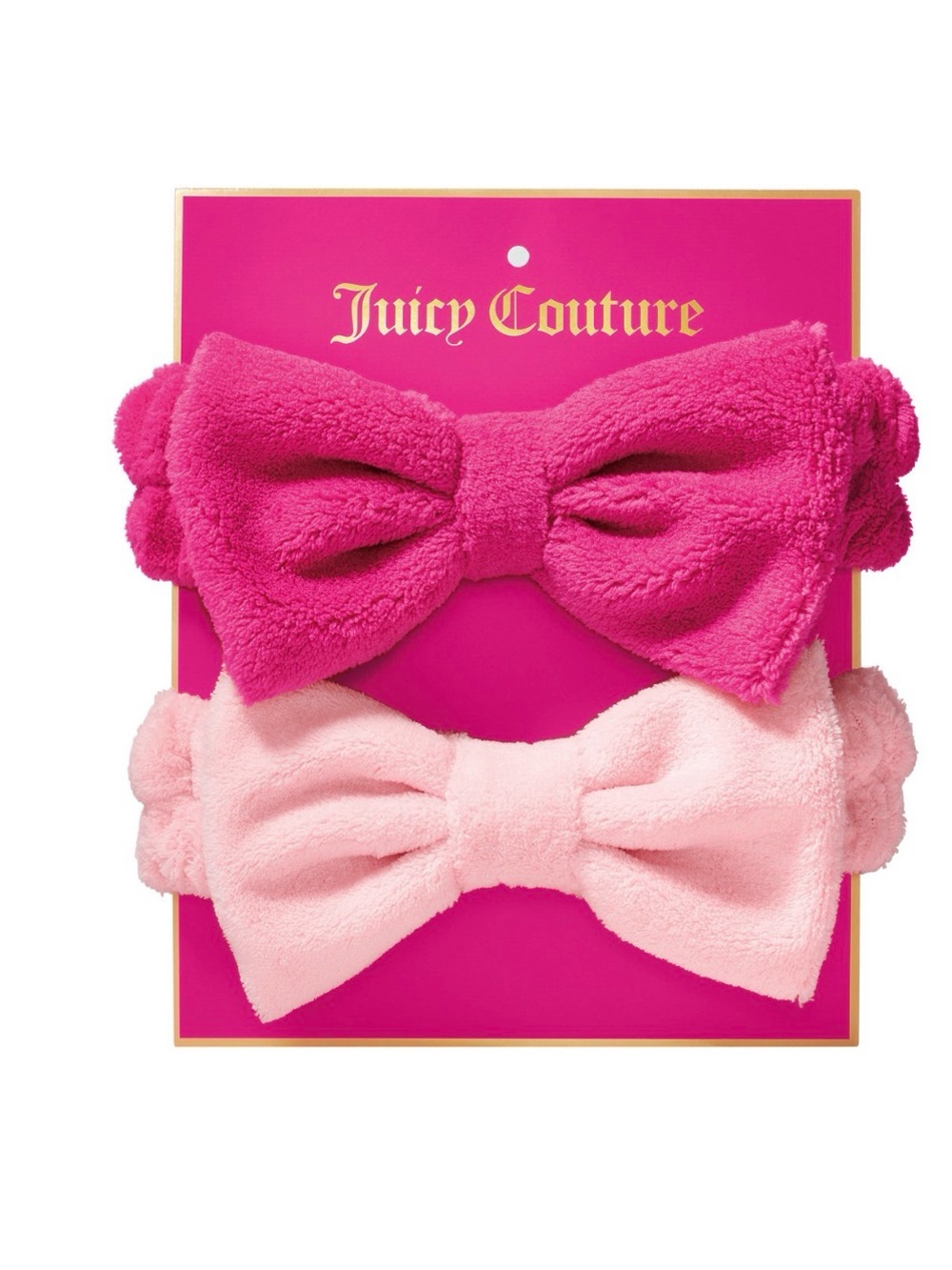 Juicy Couture pink bow headbands